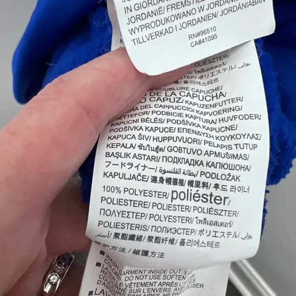 Under Armour Kids Blue and Neon Yellow Hoodie - Picture 8 of 9